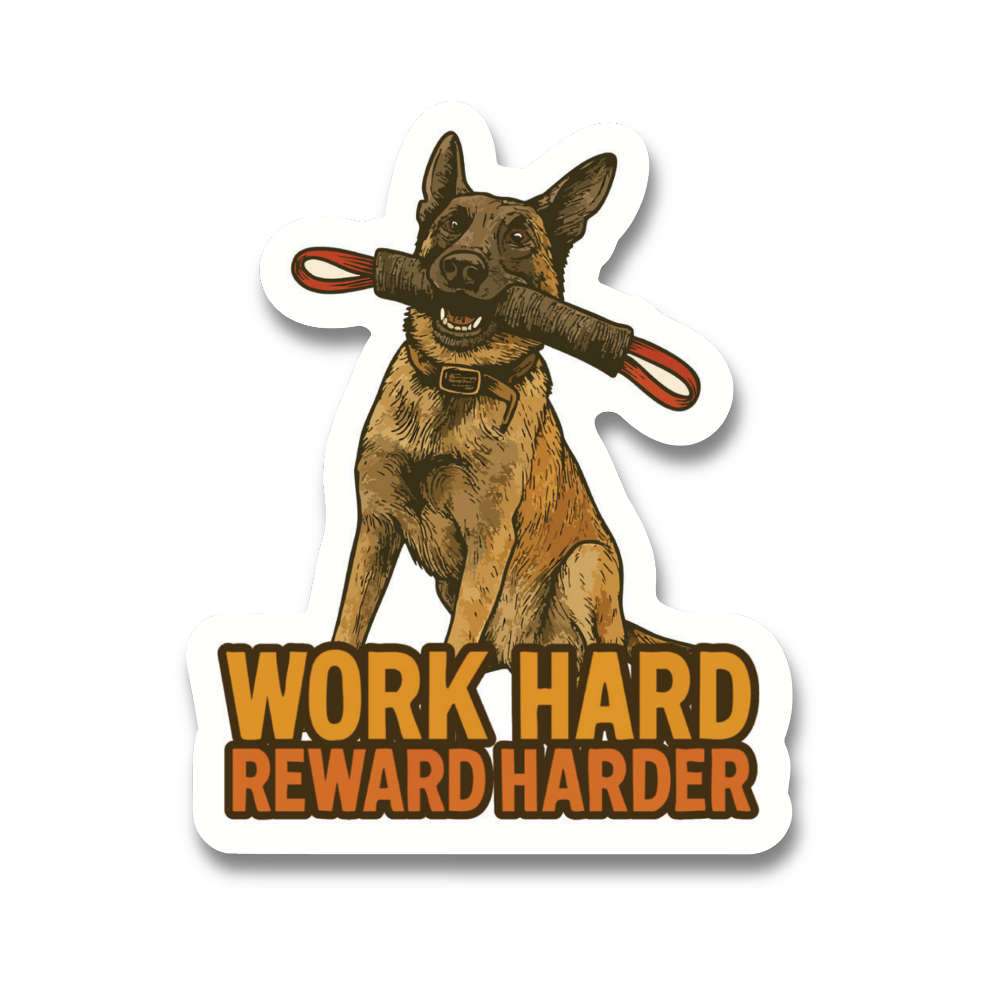 german Shepard sticker