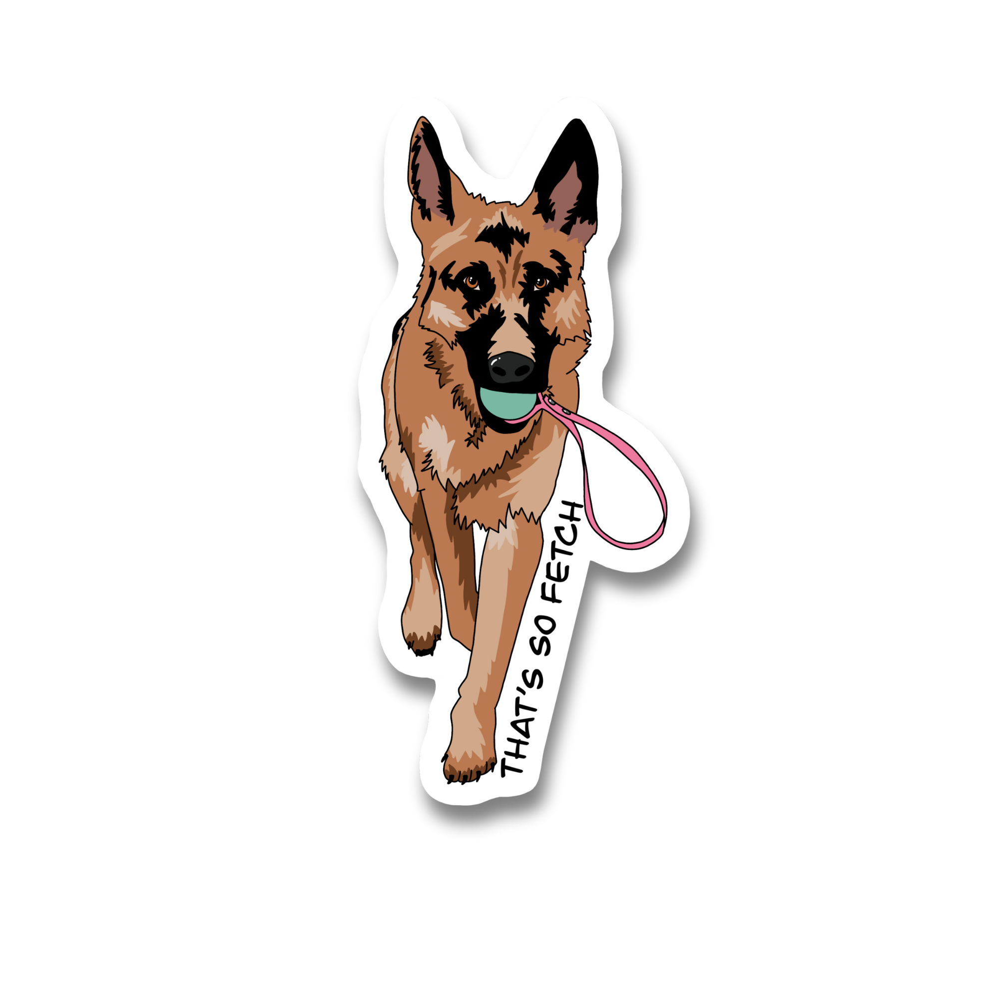 That's So Fetch Dog Sticker