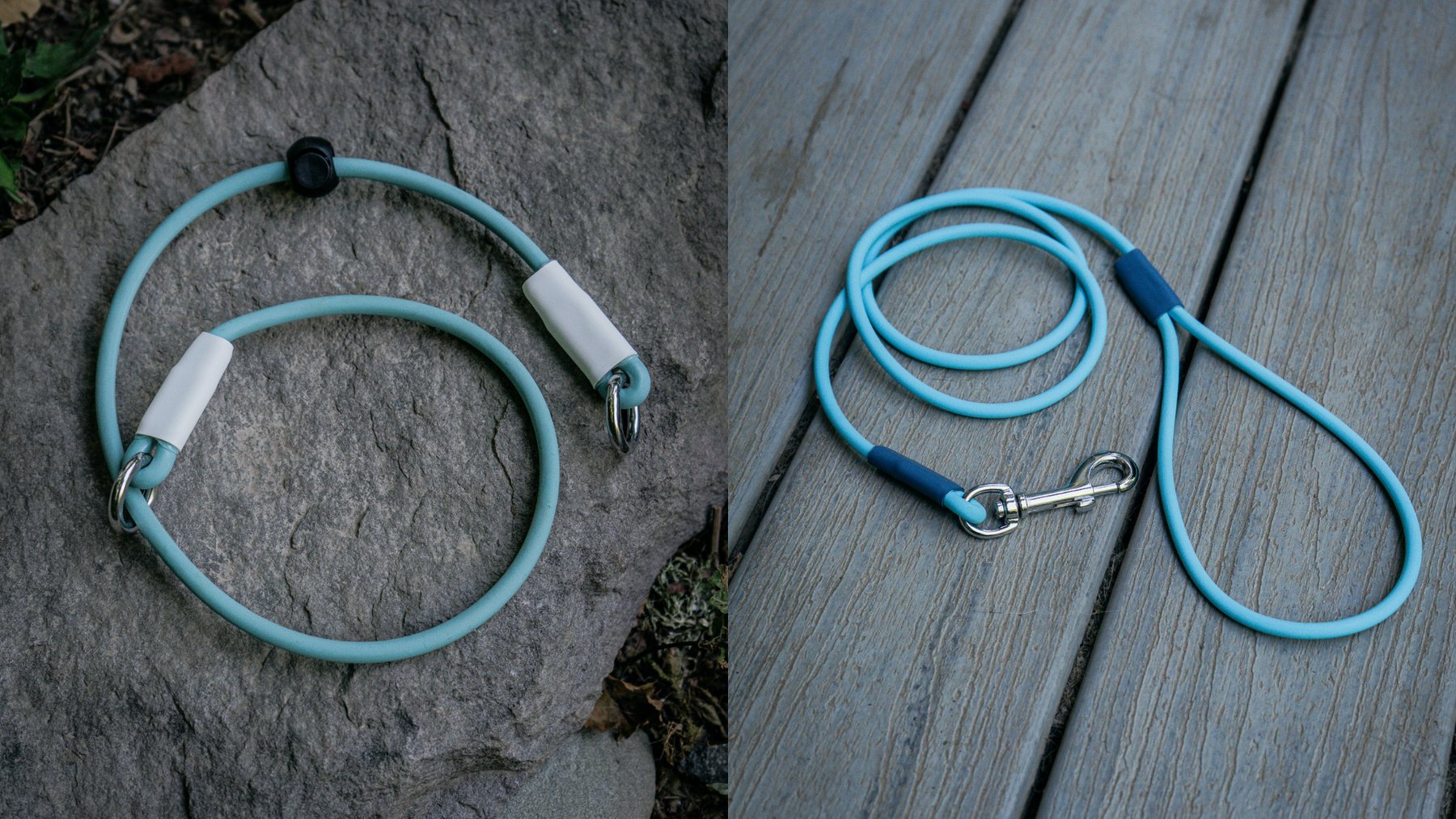 Comparisons of BioThane® Rope Slip Leash, Collar, and Leash by Bolder K9