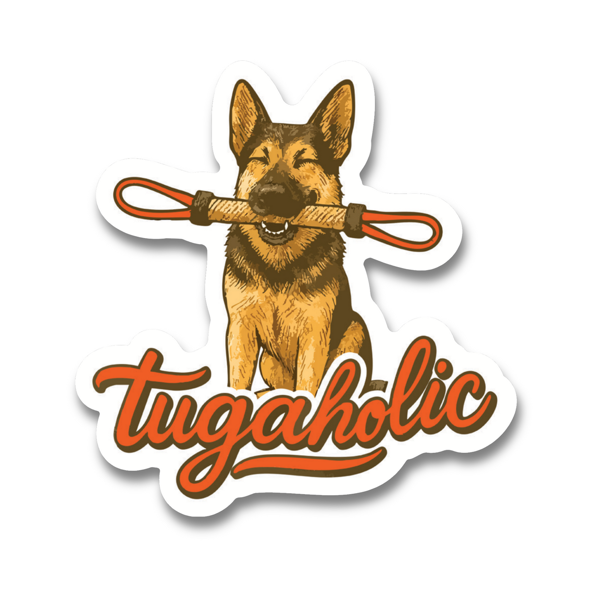 german Shepard sticker