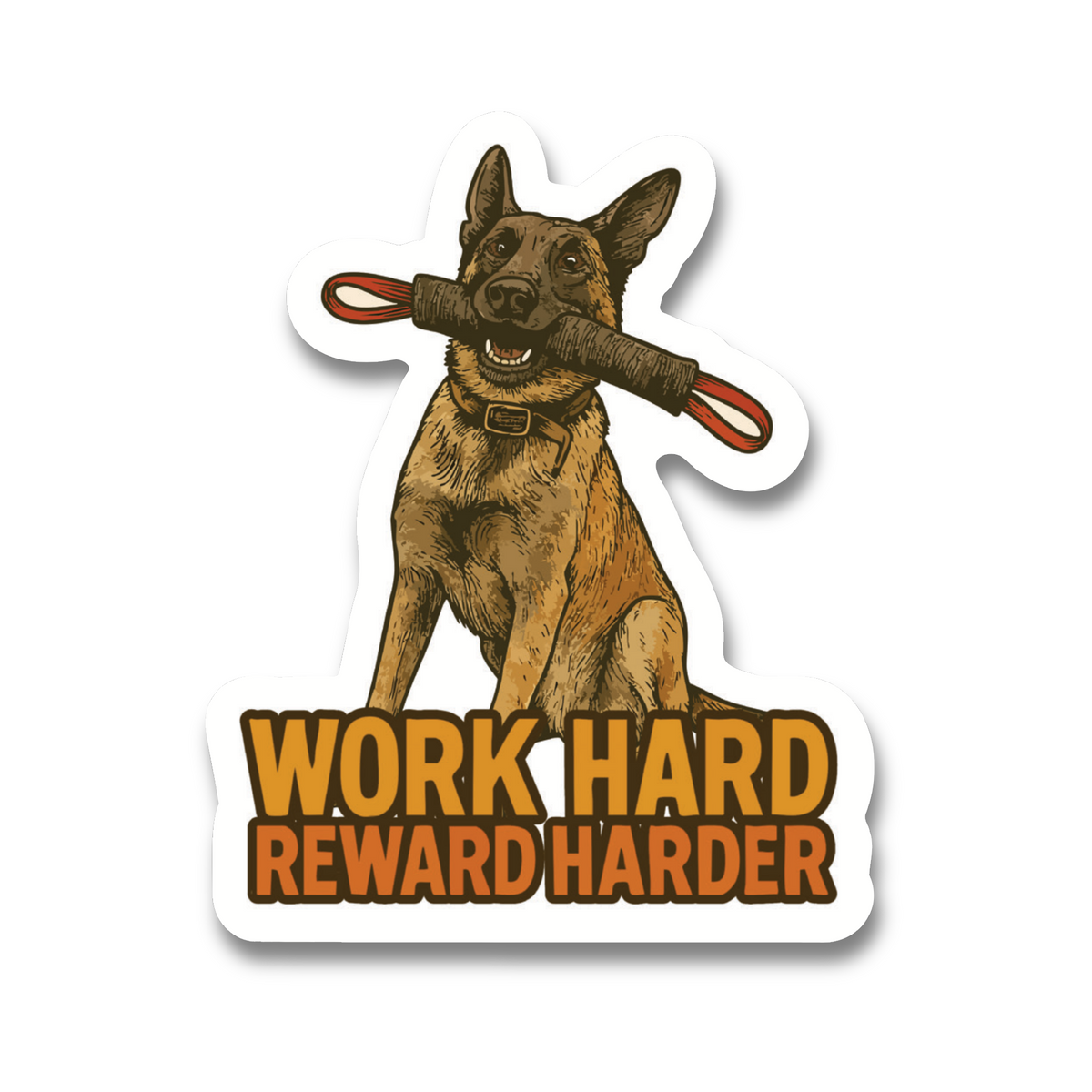 german Shepard sticker