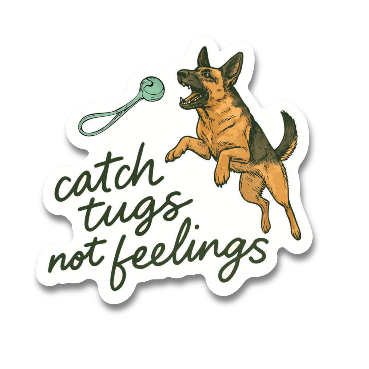 german Shepard sticker