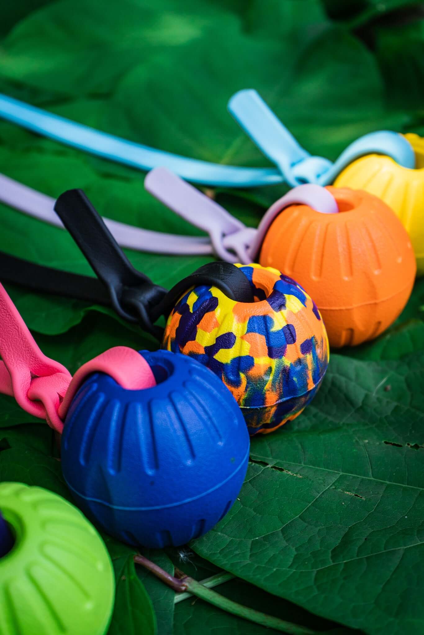 DYNO BioThane® Tug Toy with Durable Floating Foam Ball