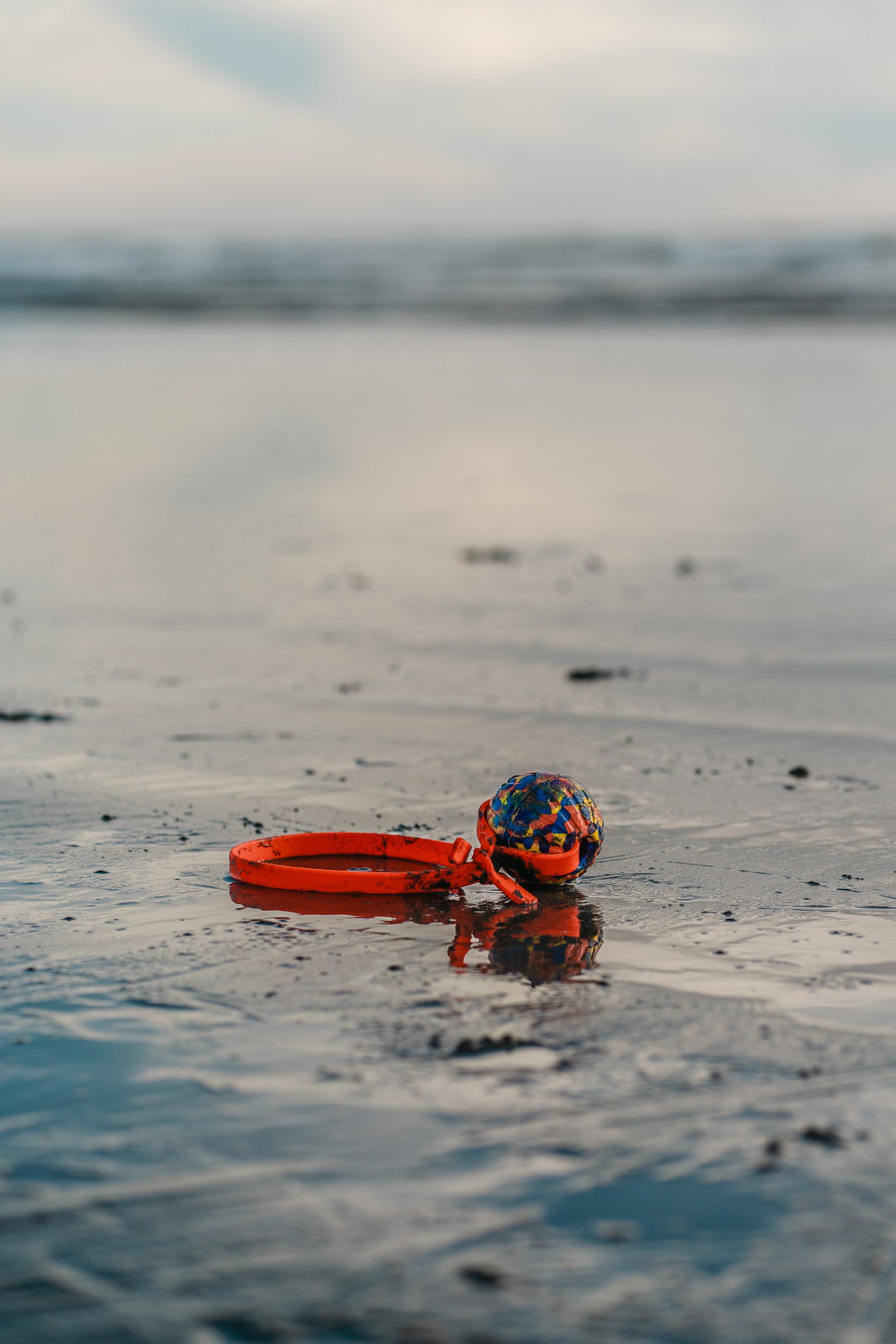 DYNO BioThane® Tug Toy with Durable Floating Foam Ball