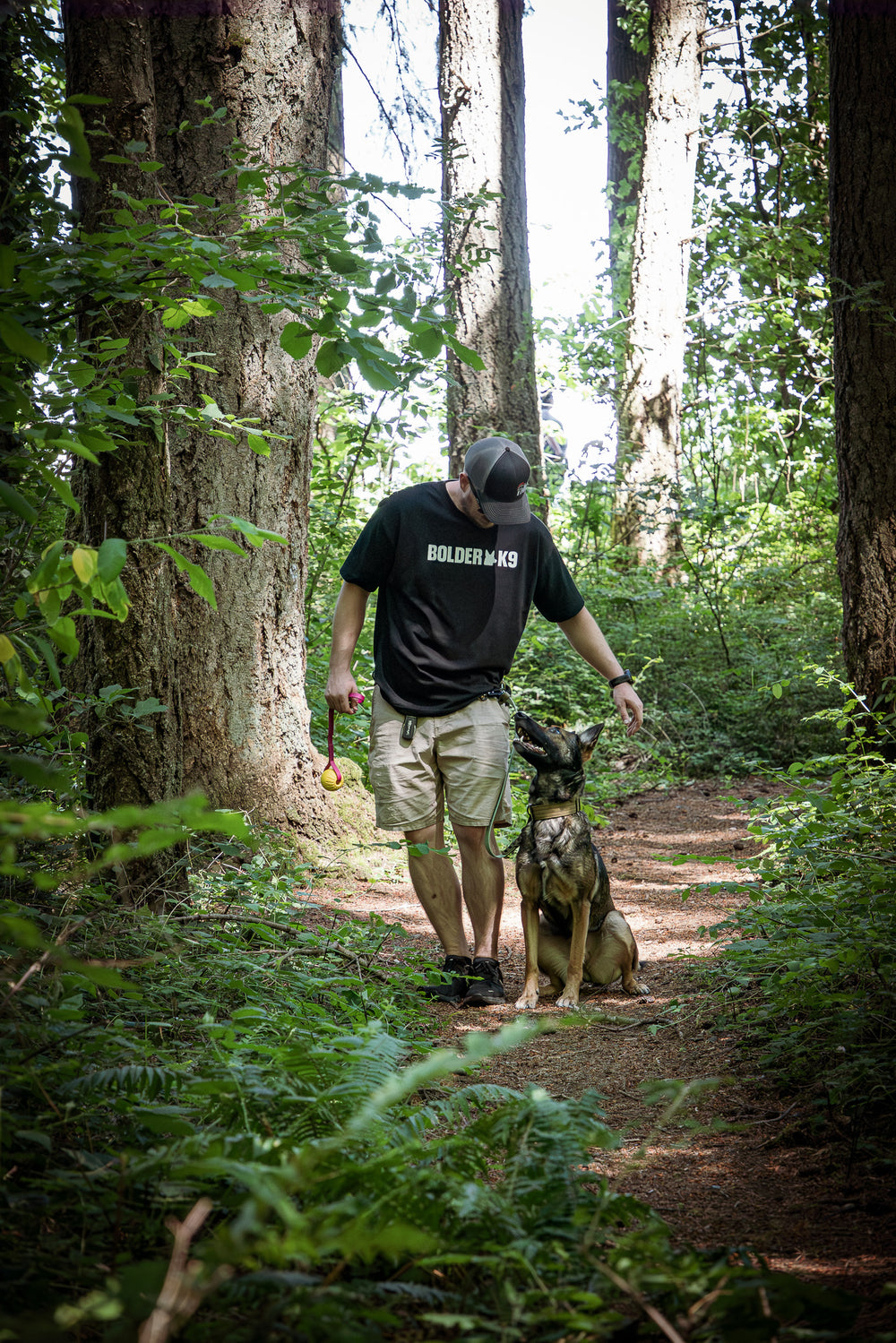 BioThane leash setup for reactive dog training